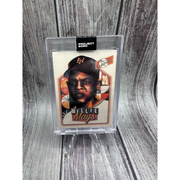 Topps Project 2020 #365 Willie Mays New York Baseball Giants - Matt Taylor HOF - Picture 1 of 10